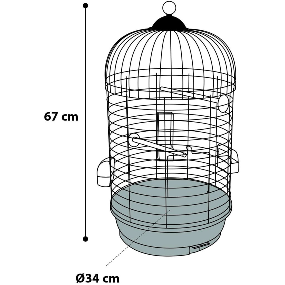 Vogelkäfig FLAMINGO 432022