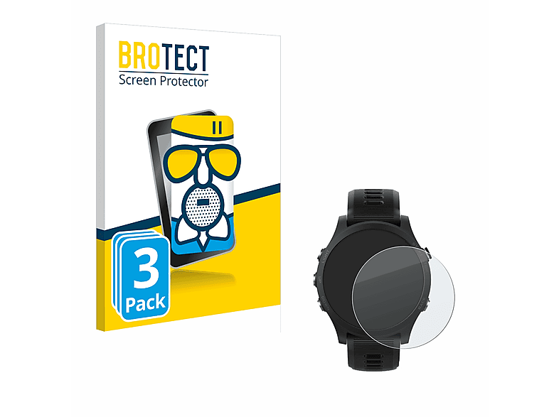 BROTECT 3x Airglass matte 935) Garmin Forerunner Schutzfolie(für