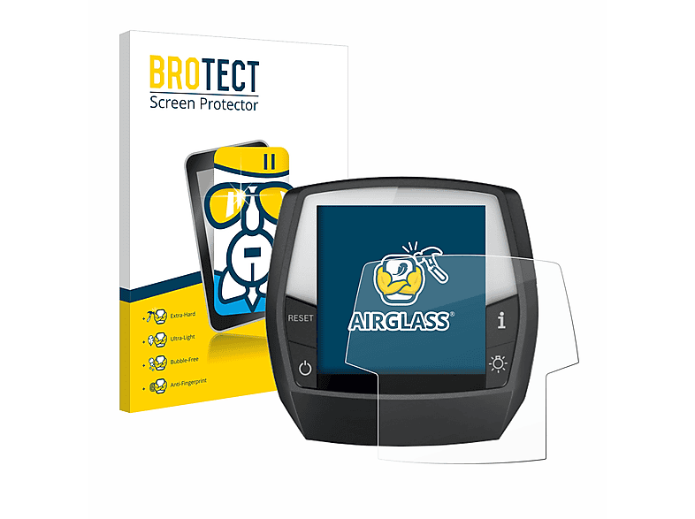 BROTECT Airglass klare Schutzfolie(für Bosch Intuvia Active Line) | Navi-Taschen & -Schutzfolien