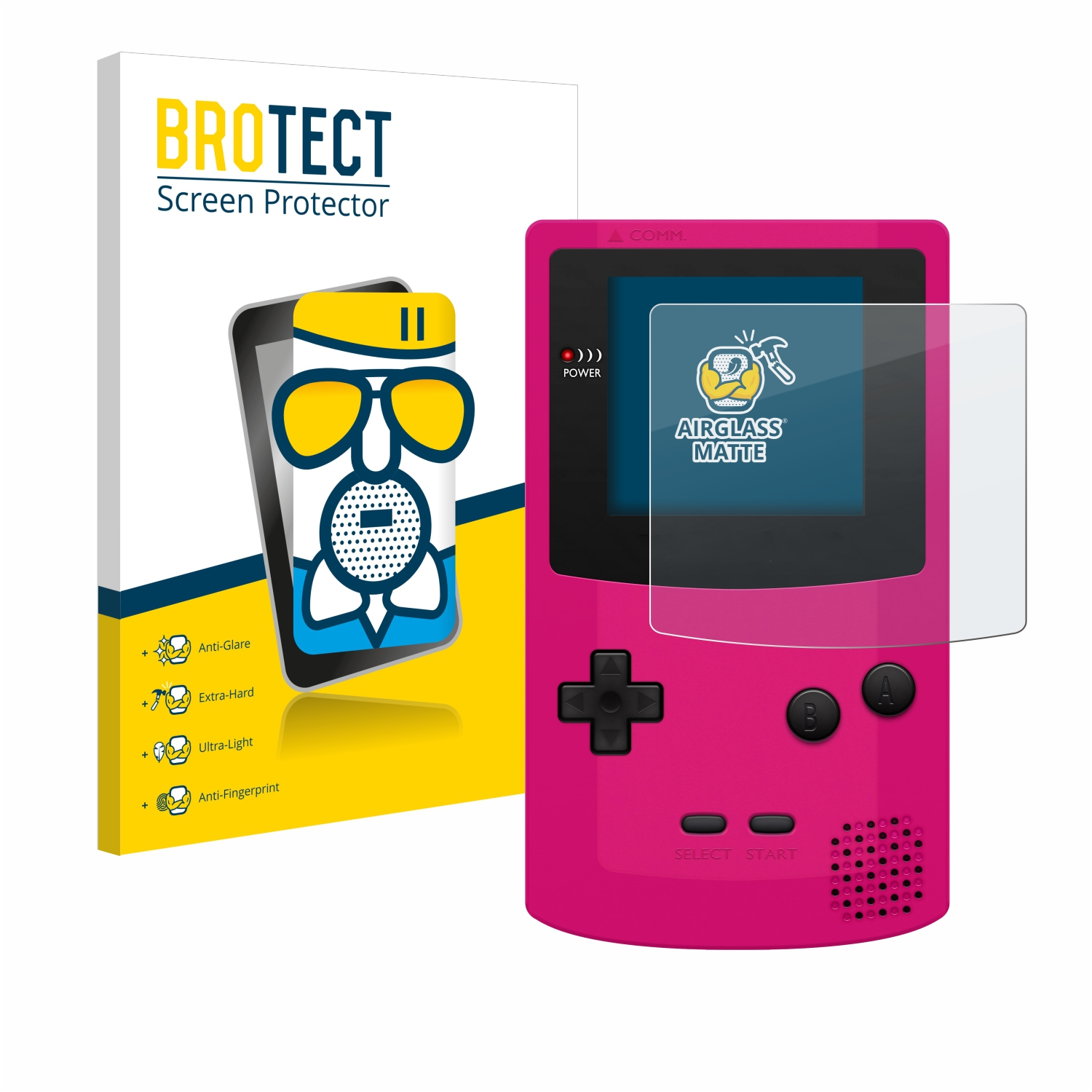 Schutzfolie(für Color) matte Airglass Gameboy BROTECT Nintendo