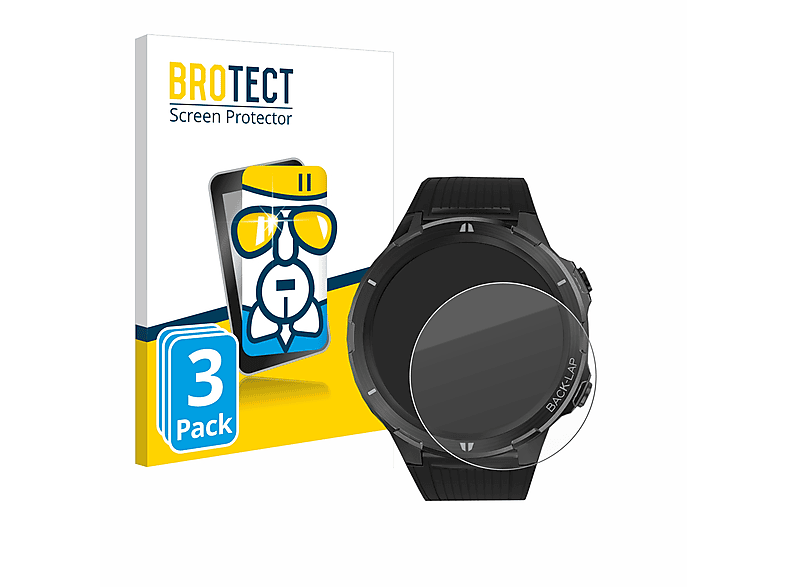 BROTECT 3x Airglass klare Schutzfolie(für Blackview BV-SW02)
