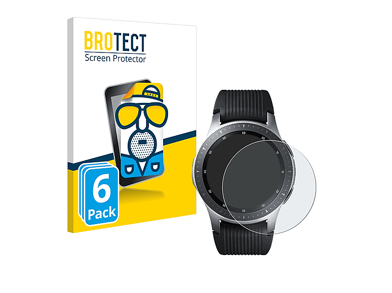 BROTECT 6x matte Schutzfolie(für Samsung Galaxy Watch (46 mm))