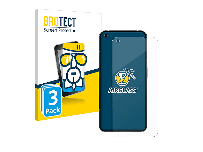 Nothing BROTECT Phone klare 3x Schutzfolie(für Airglass (1))