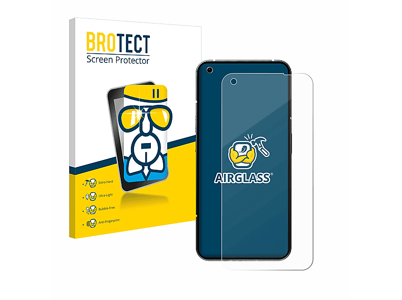 klare Nothing BROTECT (1)) Airglass Schutzfolie(für Phone