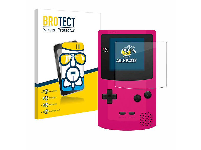 BROTECT Airglass klare Schutzfolie(für Nintendo Gameboy Color)