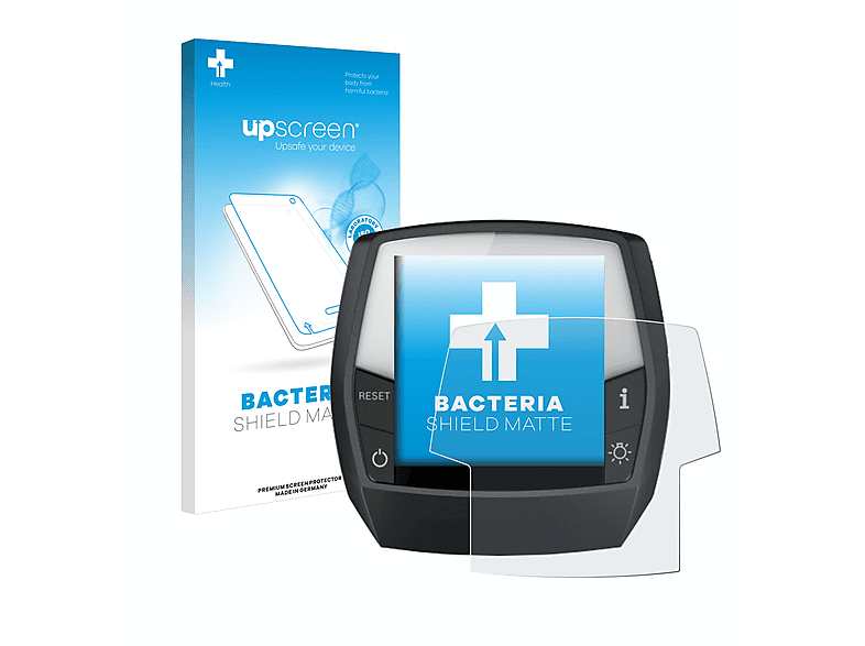 UPSCREEN antibakteriell entspiegelt matte Schutzfolie(für Bosch Intuvia Active Line) | Navi-Taschen & -Schutzfolien
