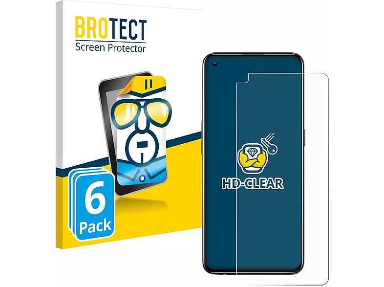 BROTECT 6x Edition) klare Schutzfolie(für realme Master GT