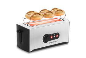 2) Toaster Weiß/Schwarz Schlitze: Toaster SATURN UNOLD Weiß/Schwarz Watt, | in 38020 (1350 Dual Design kaufen