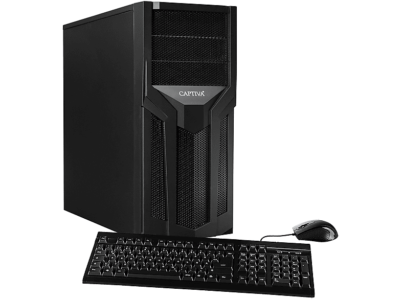 CAPTIVA Power Starter R64-642, ohne Betriebssystem, Business-PC mit AMD Ryzen™ 5 Prozessor, 16 GB RAM, 1000 GB SSD, AMD Radeon™ Onboard Graphics, 0 GB