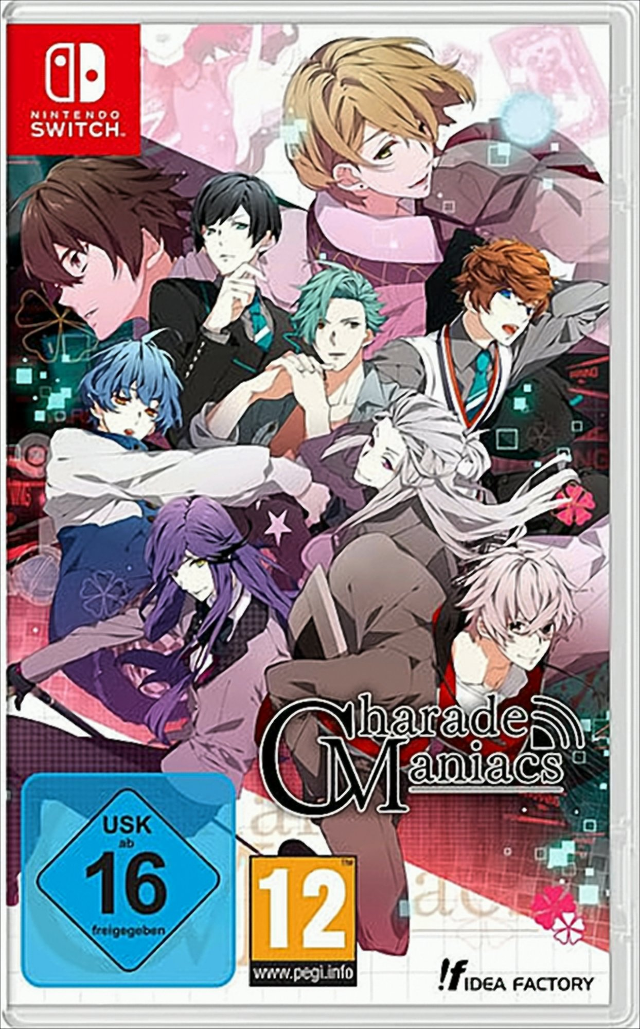 Nintendo Switch Spielbox mit mehreren Charakteren im Anime-Stil auf dem Cover.
