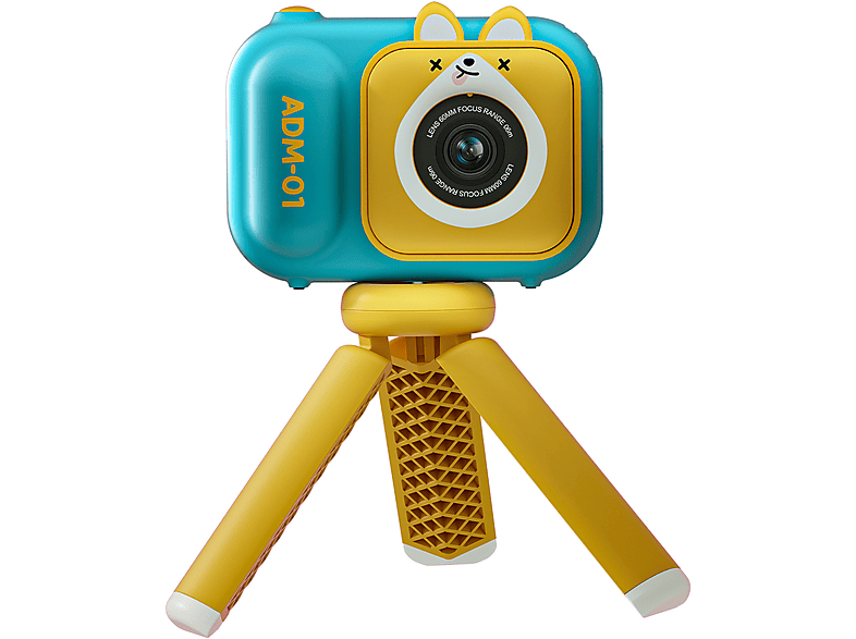 SYNTEK Digitalkamera Blau HD Mini Kamera Kleine Mikro SLR Kamera mit Ständer Kinderkamera Digitalkamera blau-