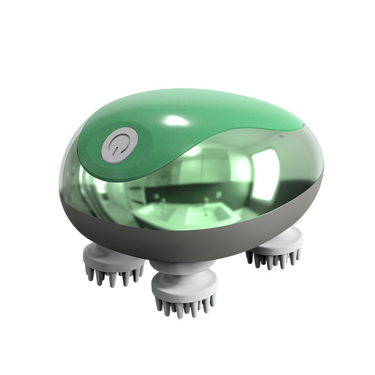Mini-Haustiermassagegerät wiederaufladbares LACAMAX Grünes Kopfmassagegerät Kopfmassagegerät