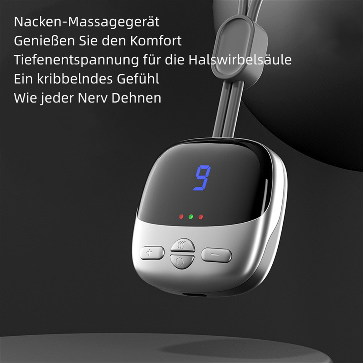 SYNTEK Zervikal-Massagegerät Portable Mini Neck Nacken Protector Cervical Massagegerät Hanging