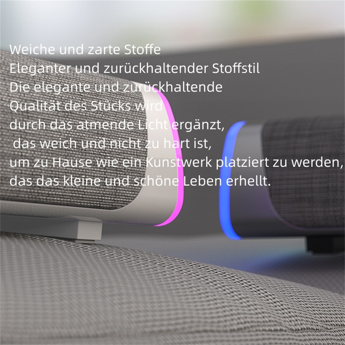 SYNTEK Bluetooth-Lautsprecher Schwarz Soundbar Desktop-Lautsprecher, Schwarz Lautsprecher, Dual Bluetooth Speaker