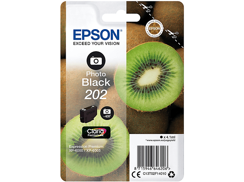 EPSON 202 Tinte photo schwarz (C13T02F14010)