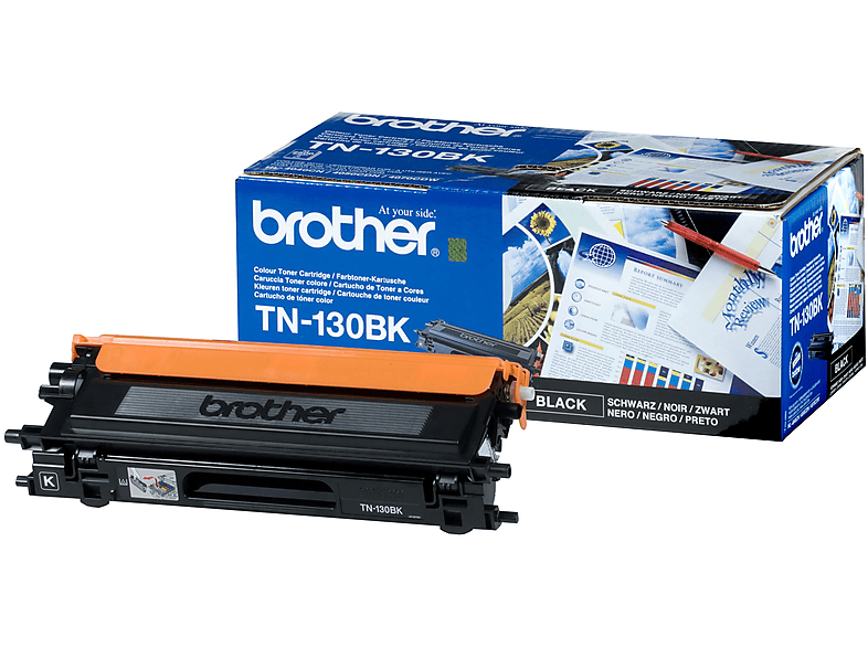 BROTHER TN 130 BK TONER SCHWARZ Tonerkartusche Schwarz (TN130BK ...