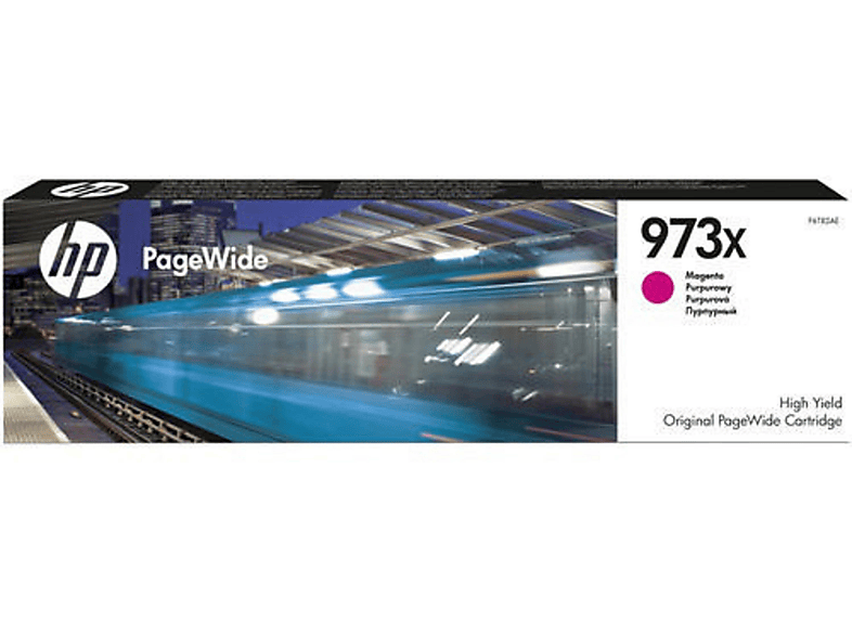 HP F6T82AE (973X) Yüksek Kapasiteli Pagewı Mürekkep baskı Pigment Bazlı Mürekkep Magenta