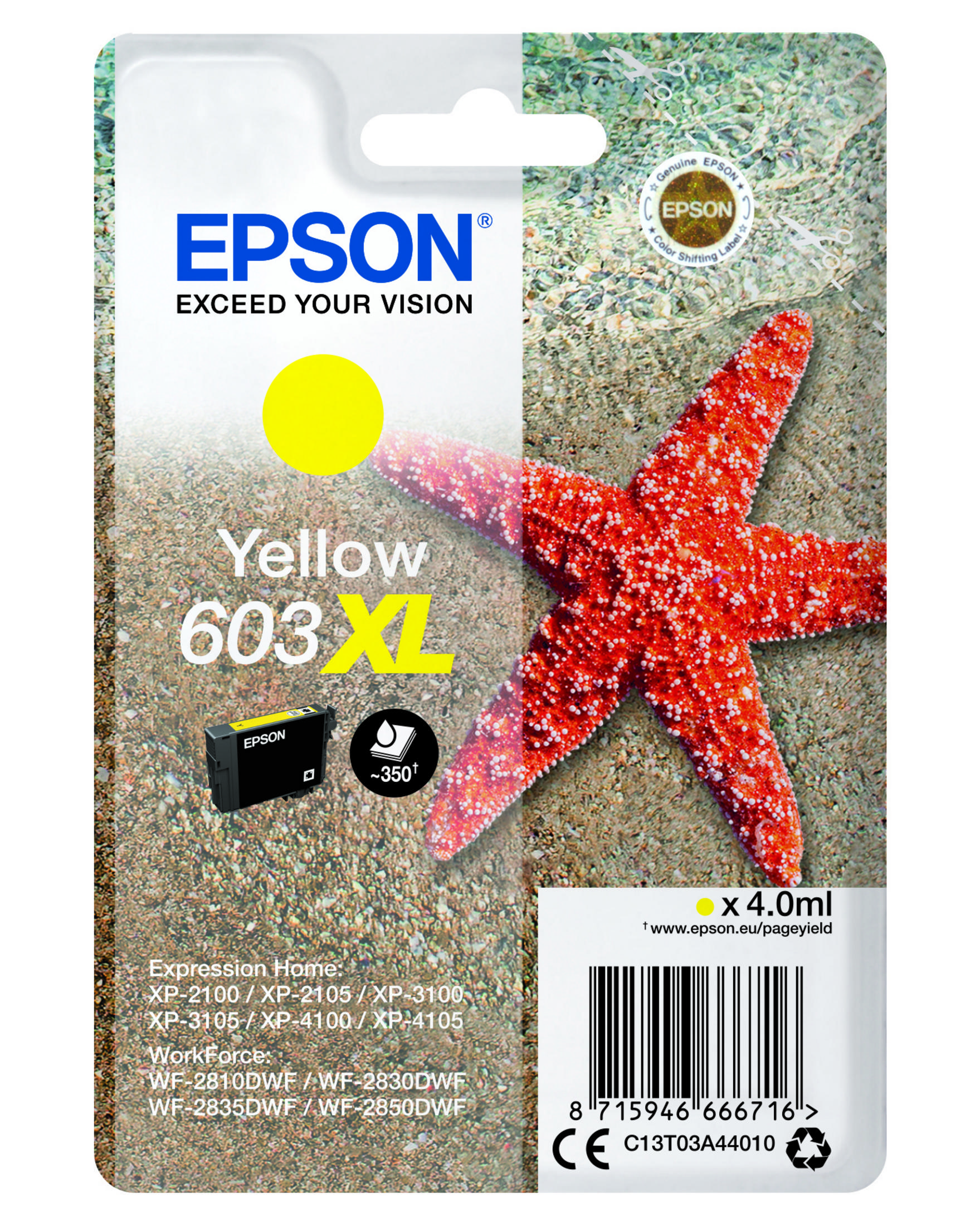 EPSON 603XL yellow (C13T03A440) Tinte