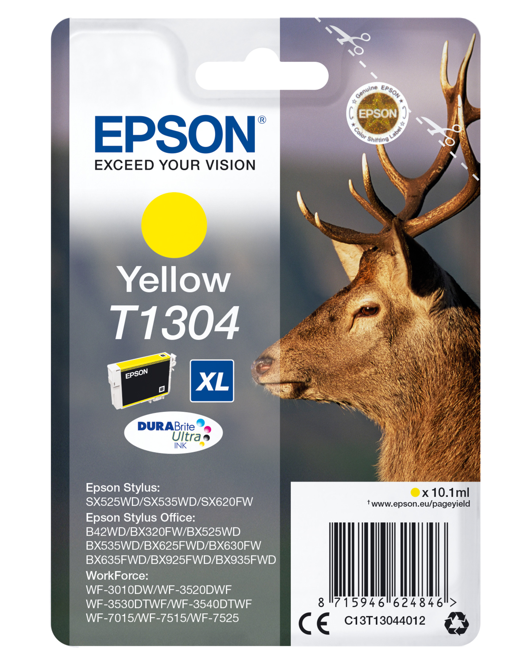 EPSON C13T13044012 Tinte yellow (C13T13044012)