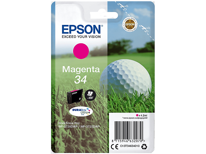 magenta (C13T34634010) 34 Tinte EPSON