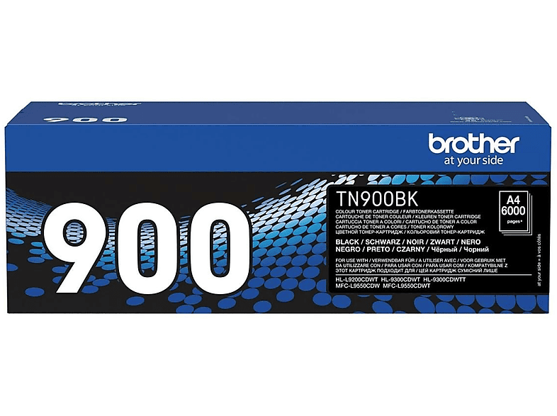 BROTHER Toner TN-900BK schwarz (TN-900BK)