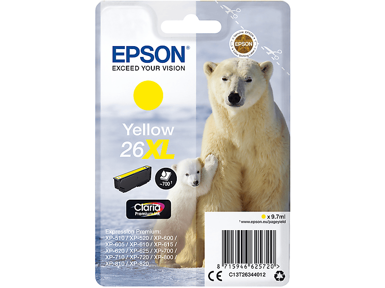 EPSON 26XL yellow (C13T26344012) Tinte