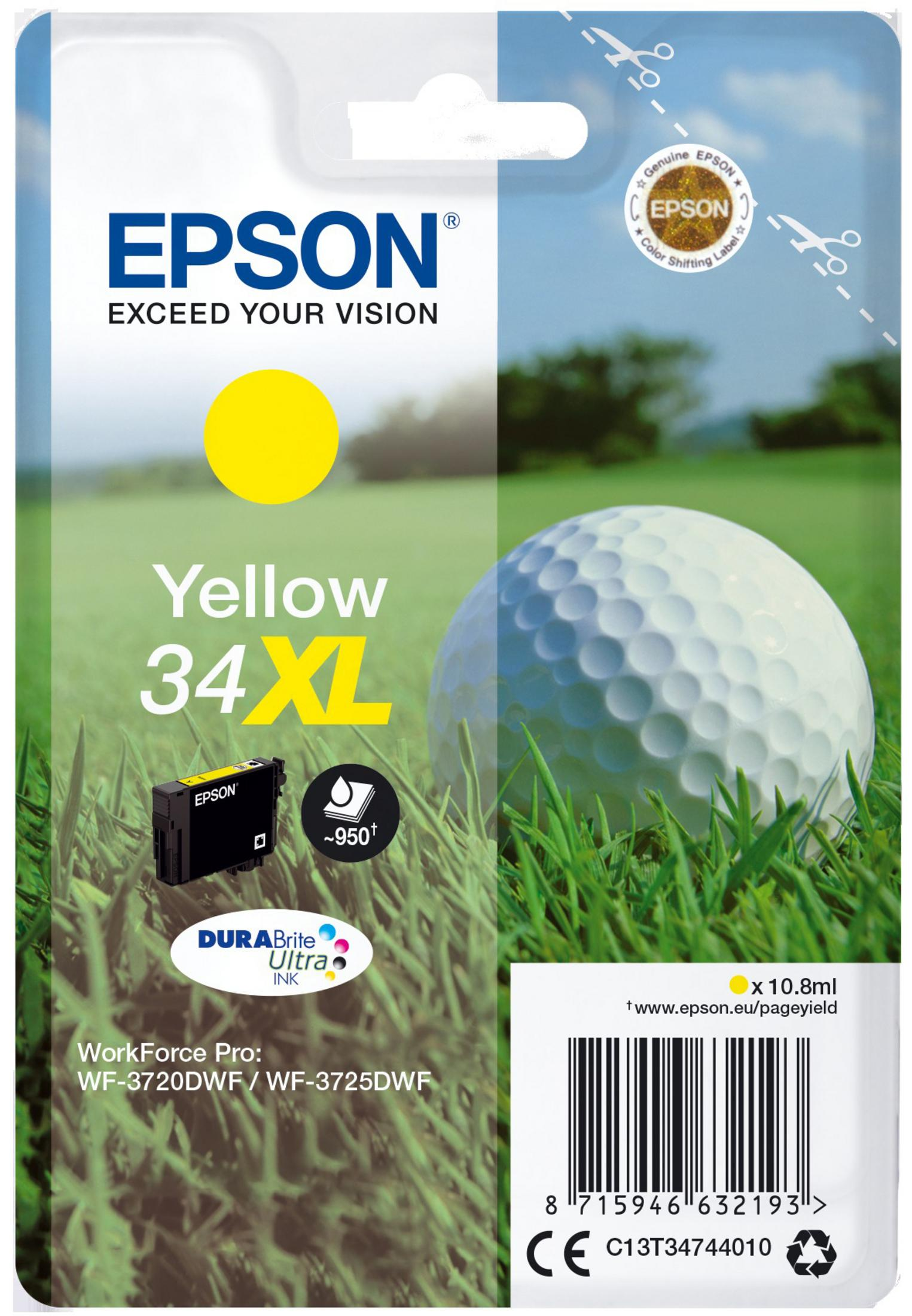 yellow EPSON (C13T34744010) Tinte 34XL