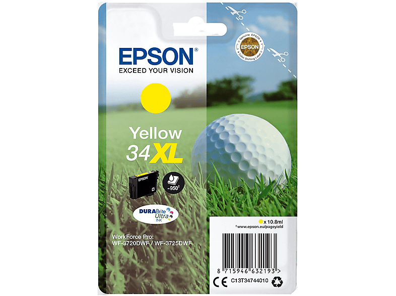 yellow Tinte EPSON (C13T34744010) 34XL