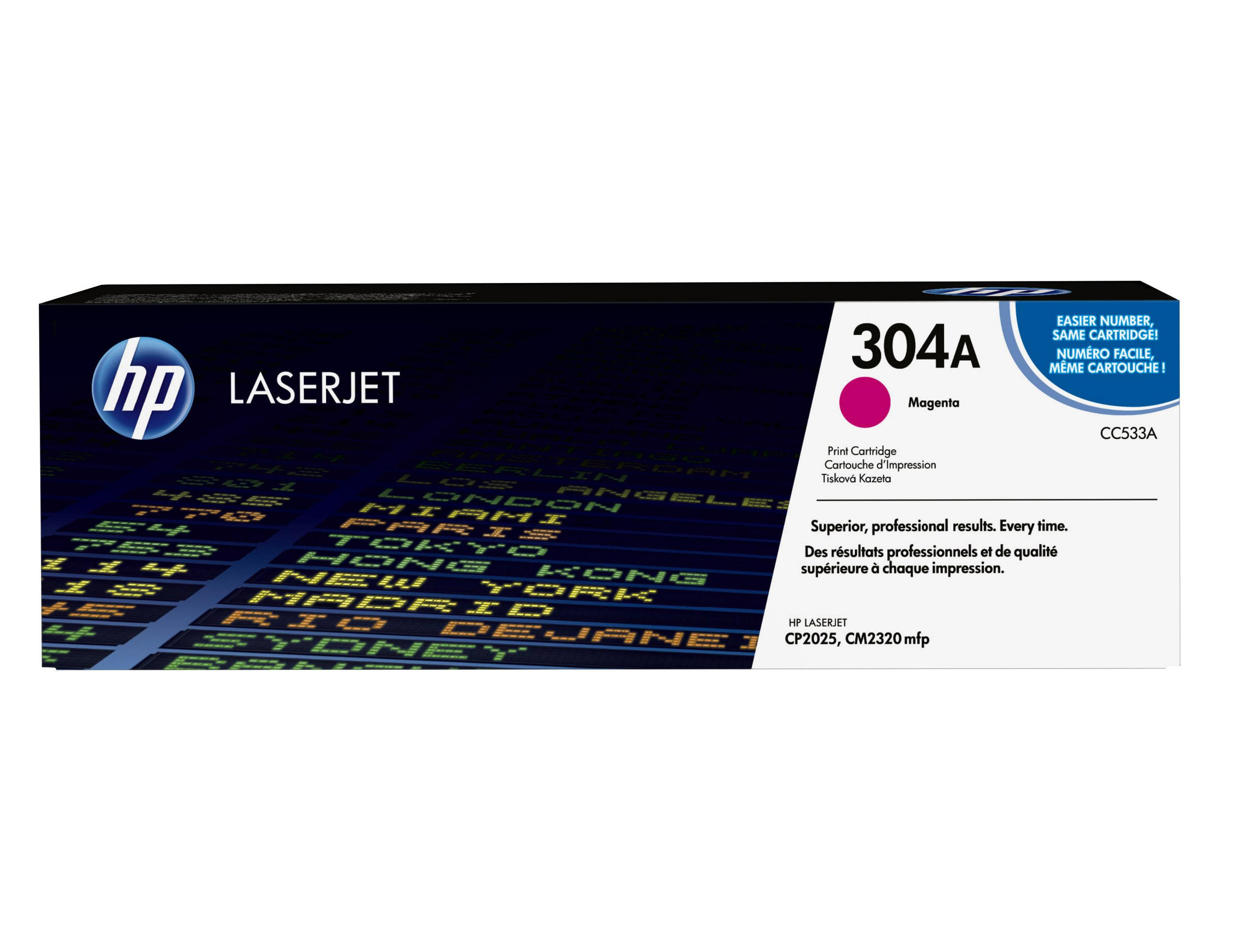 HP 304A Orijinal Lazer baskı Toner Macenta