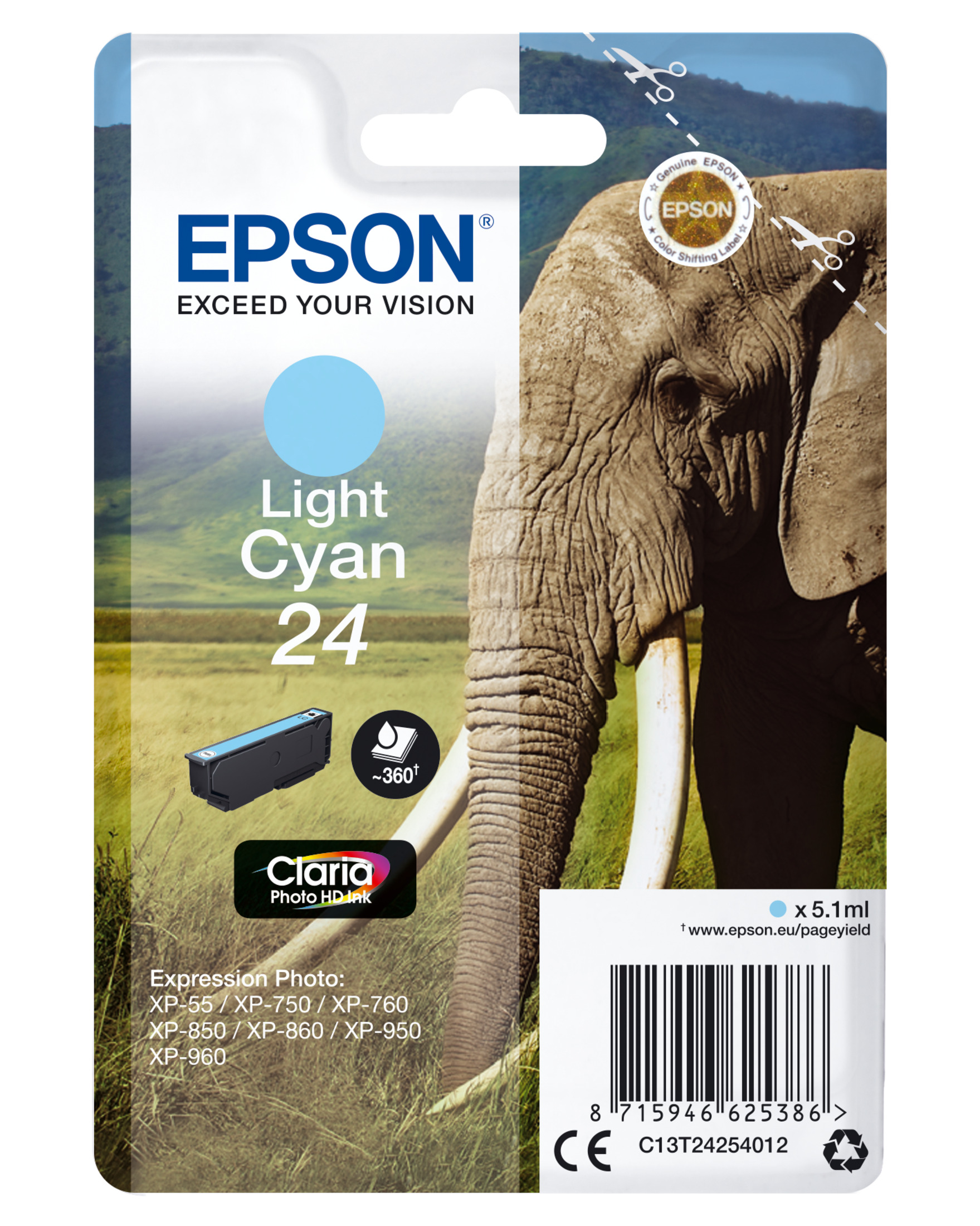 EPSON 24 Tinte (C13T24254012) cyan photo