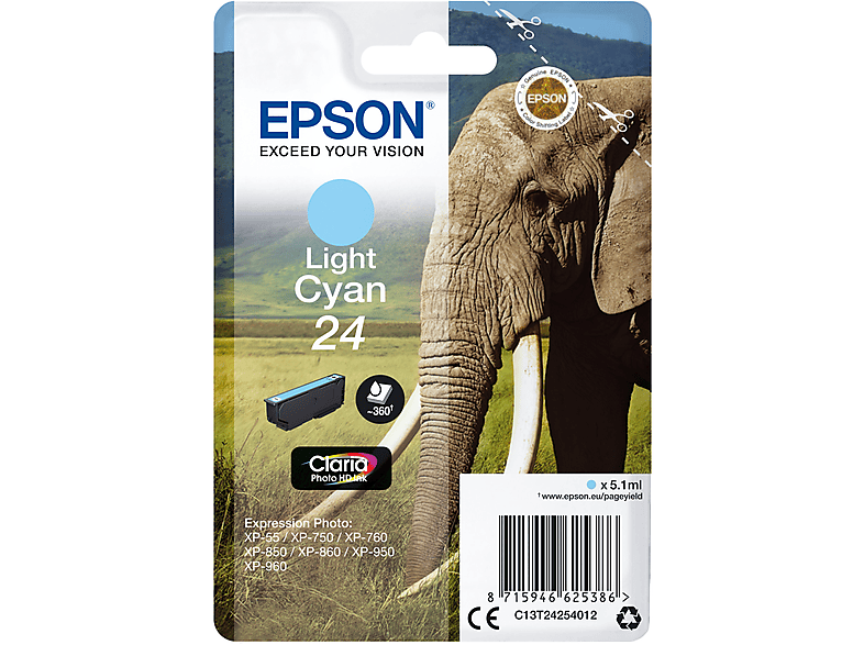 EPSON 24 Tinte photo cyan (C13T24254012)