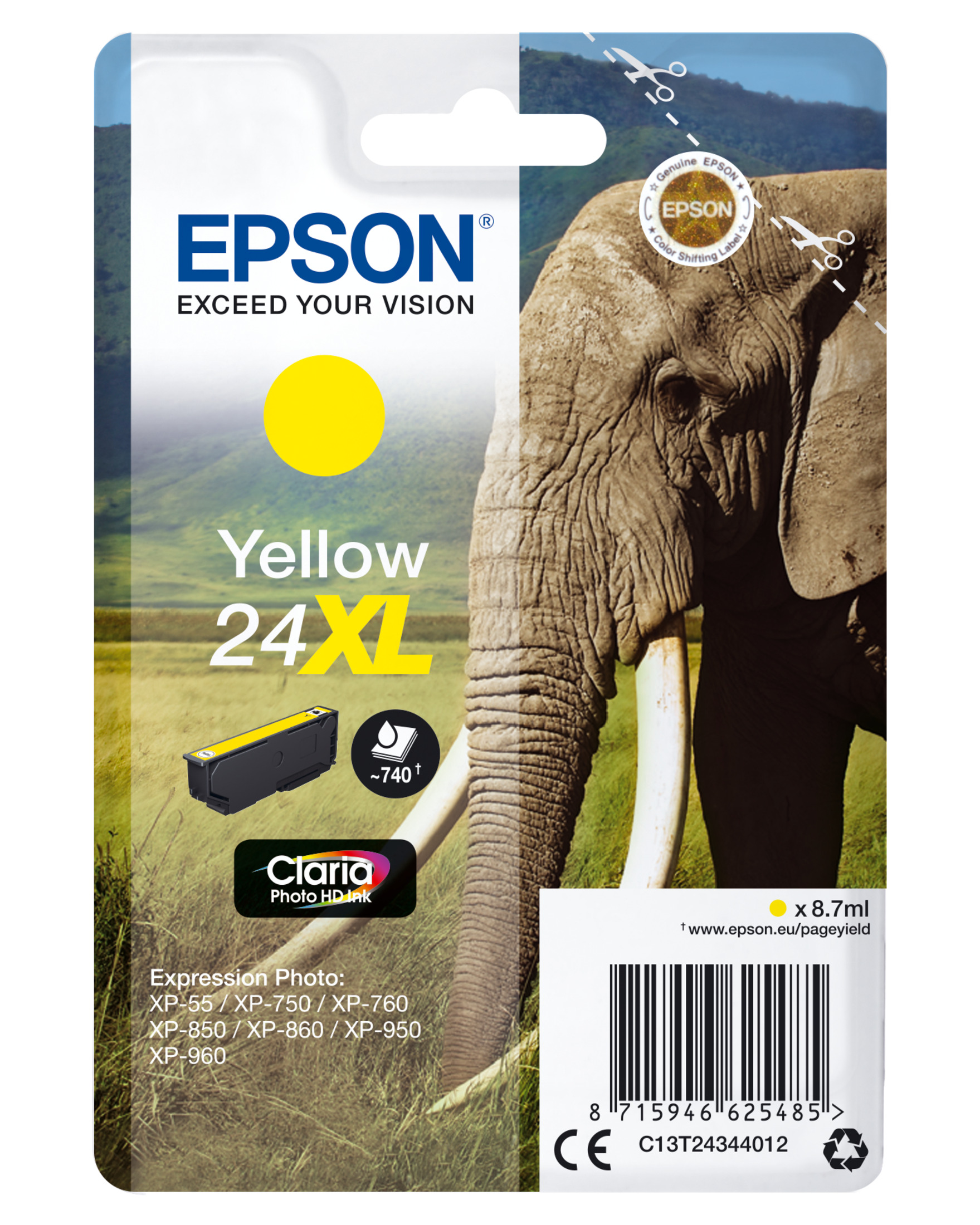 EPSON 24XL Tinte (C13T24334012) magenta
