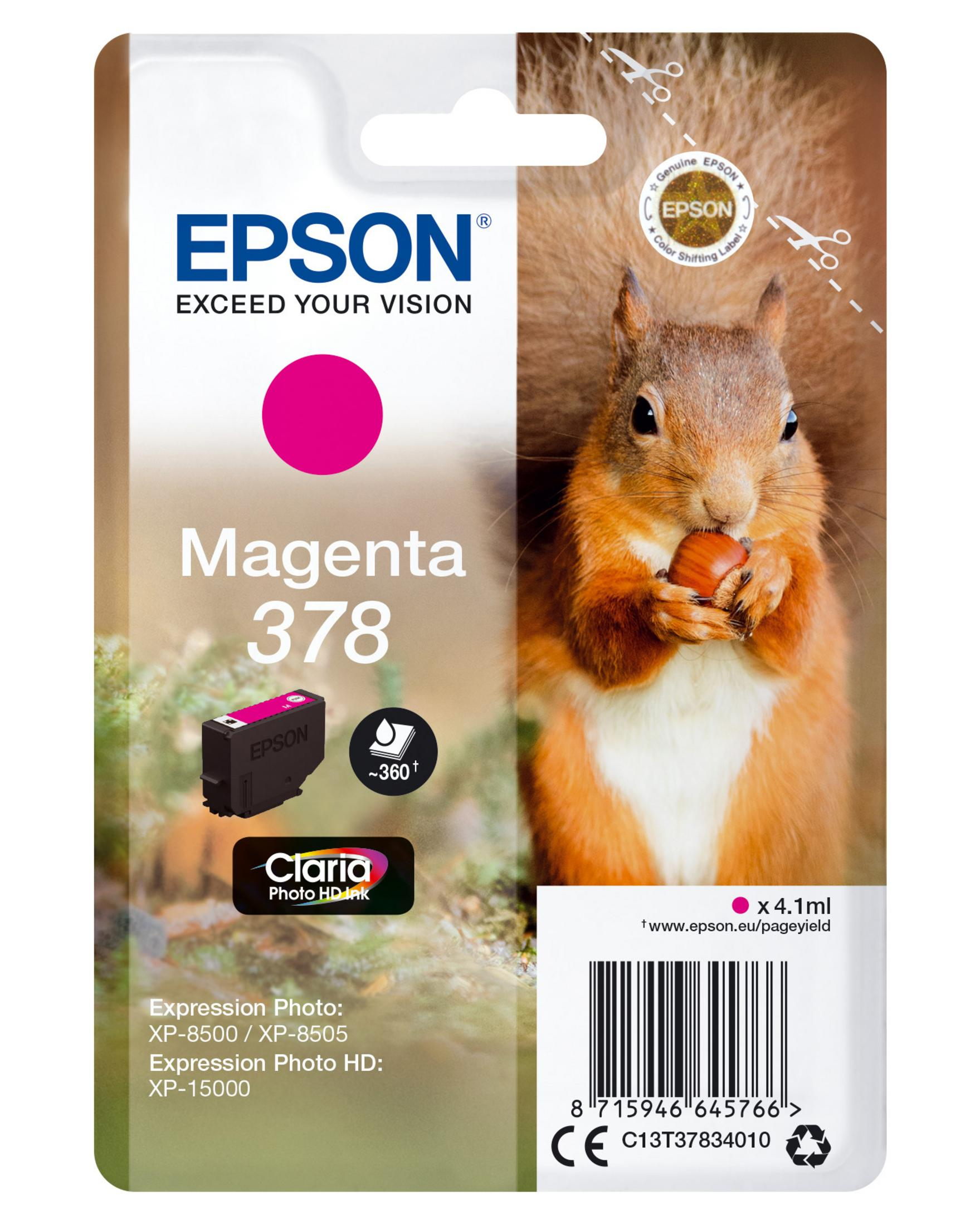378 magenta EPSON (C13T37834010) Tinte