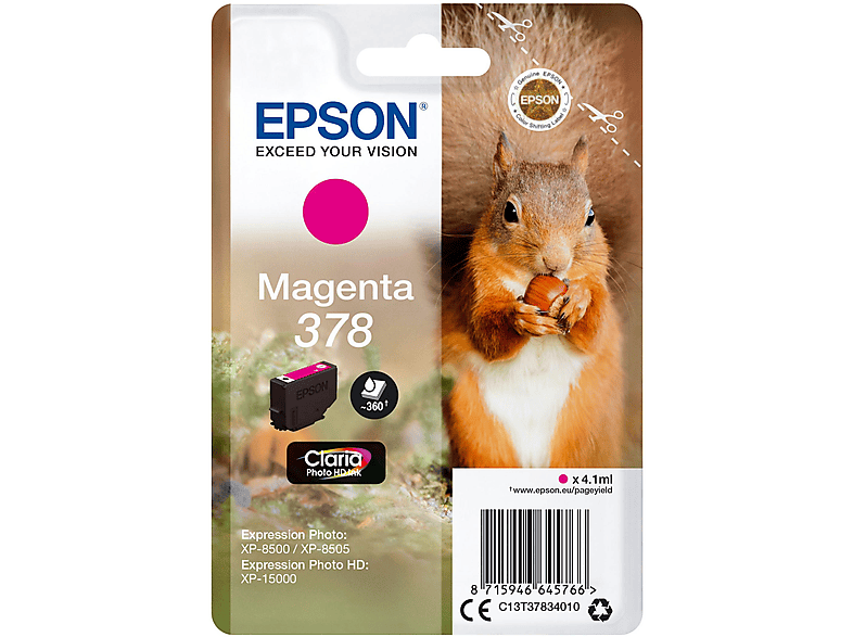 (C13T37834010) EPSON Tinte 378 magenta