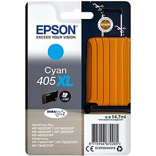 EPSON 405 XL Ink Cyan  Blauw