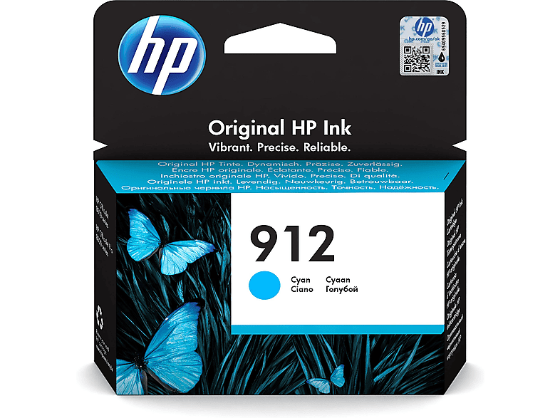 HP 3Yl77AE 912 Mürekkep Kartuş Mürekkep baskı Pigment bazlı mürekkep Cyan