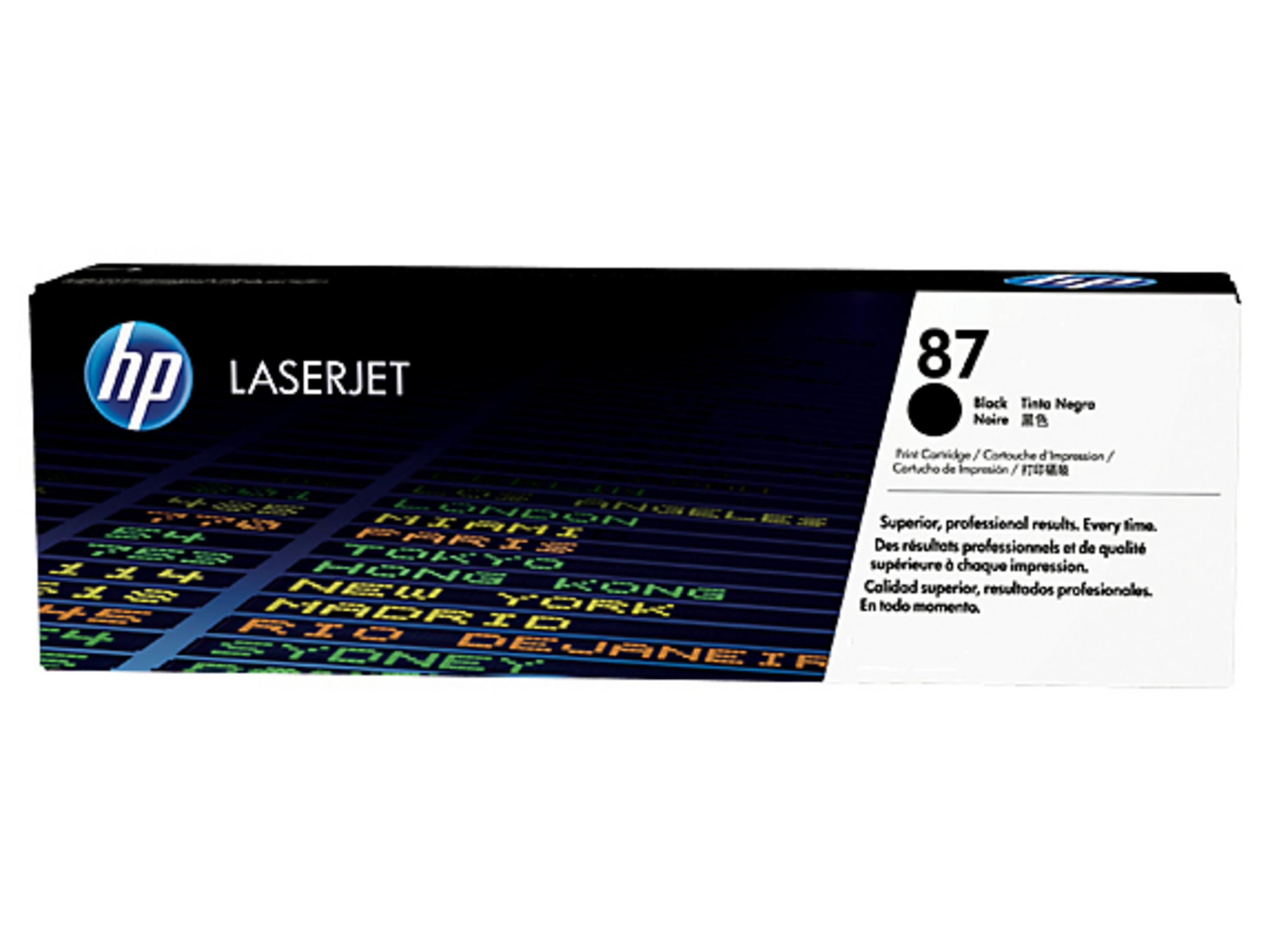 HP CF287X 87X Yüksek Kapasiteli Toner Lazer baskı Siyah