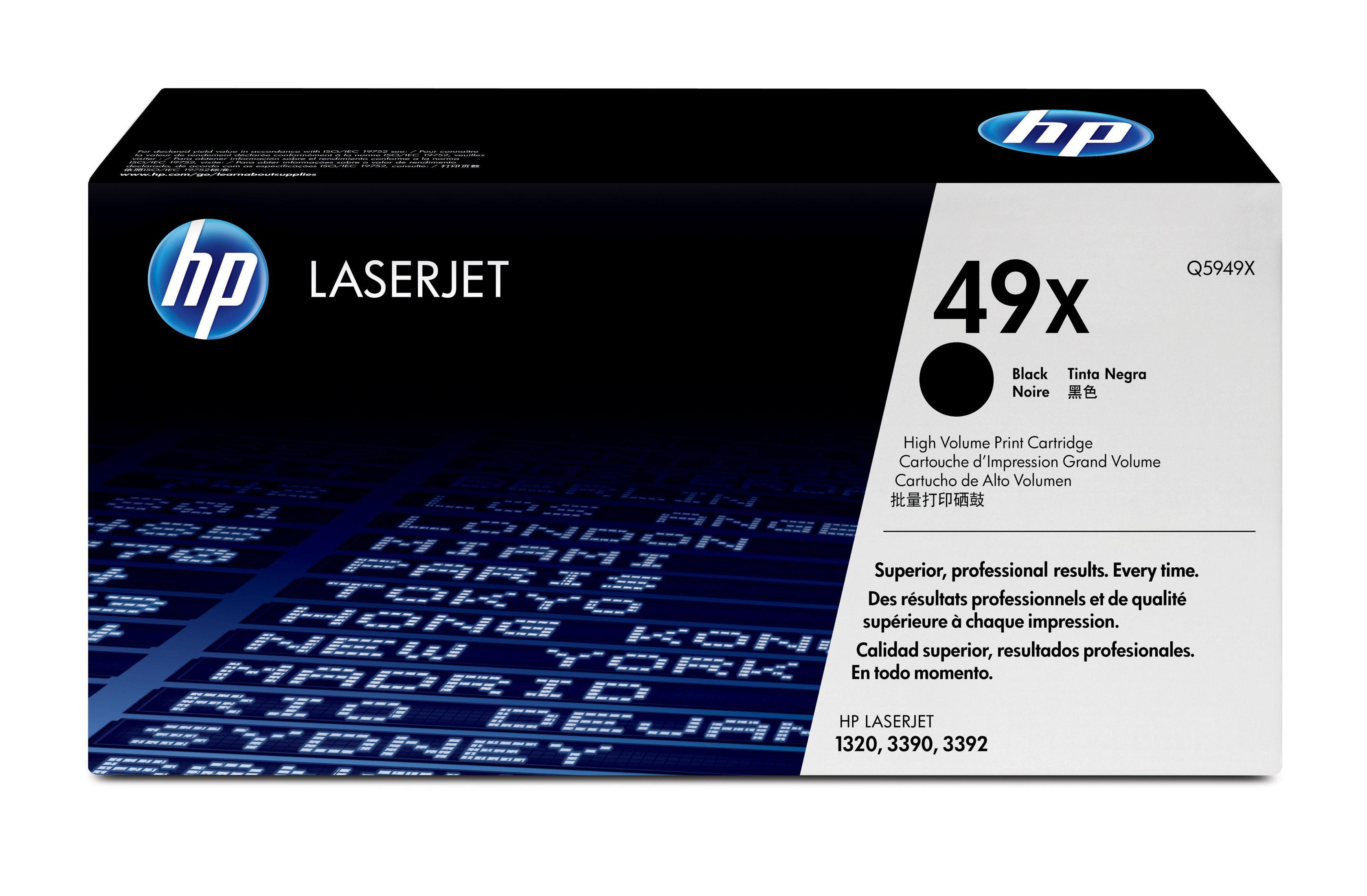 HP Q5949X Toner Lazer baskı Siyah