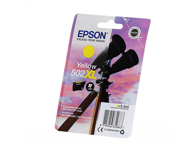 EPSON 502XL Tinte yellow (C13T02W440)