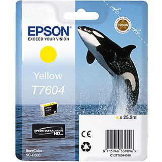 EPSON C13T76044010 YELLOW (WAL) SC P600 Tintenpatrone Gelb (C13T76044010)