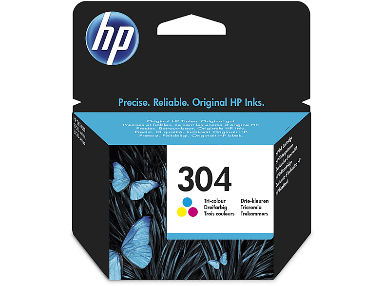 HP 304 Mürekkep Kartuş Mürekkep baskı Mürekkep Kartuşu Kırmızı, Mavi, Sarı