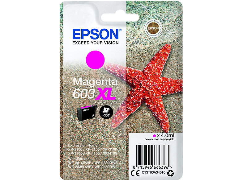 EPSON 603XL Tinte magenta (C13T03A340)