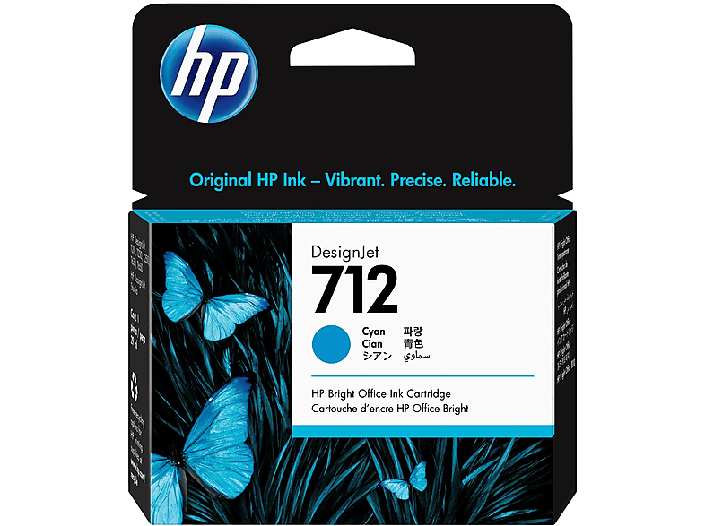 HP 712 Tinte cyan (3ED67A)
