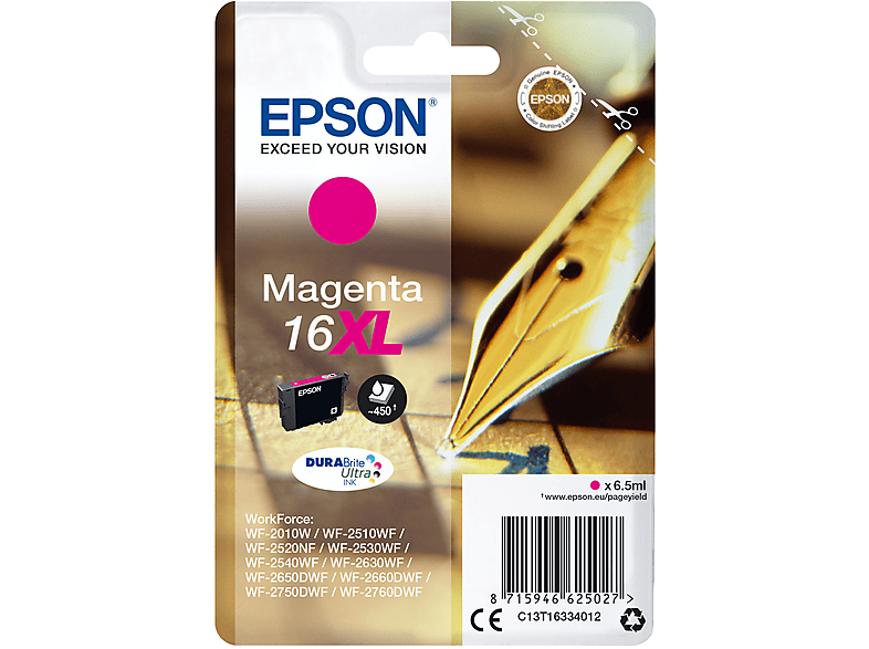 EPSON 16XL Tinte magenta (C13T16334012)