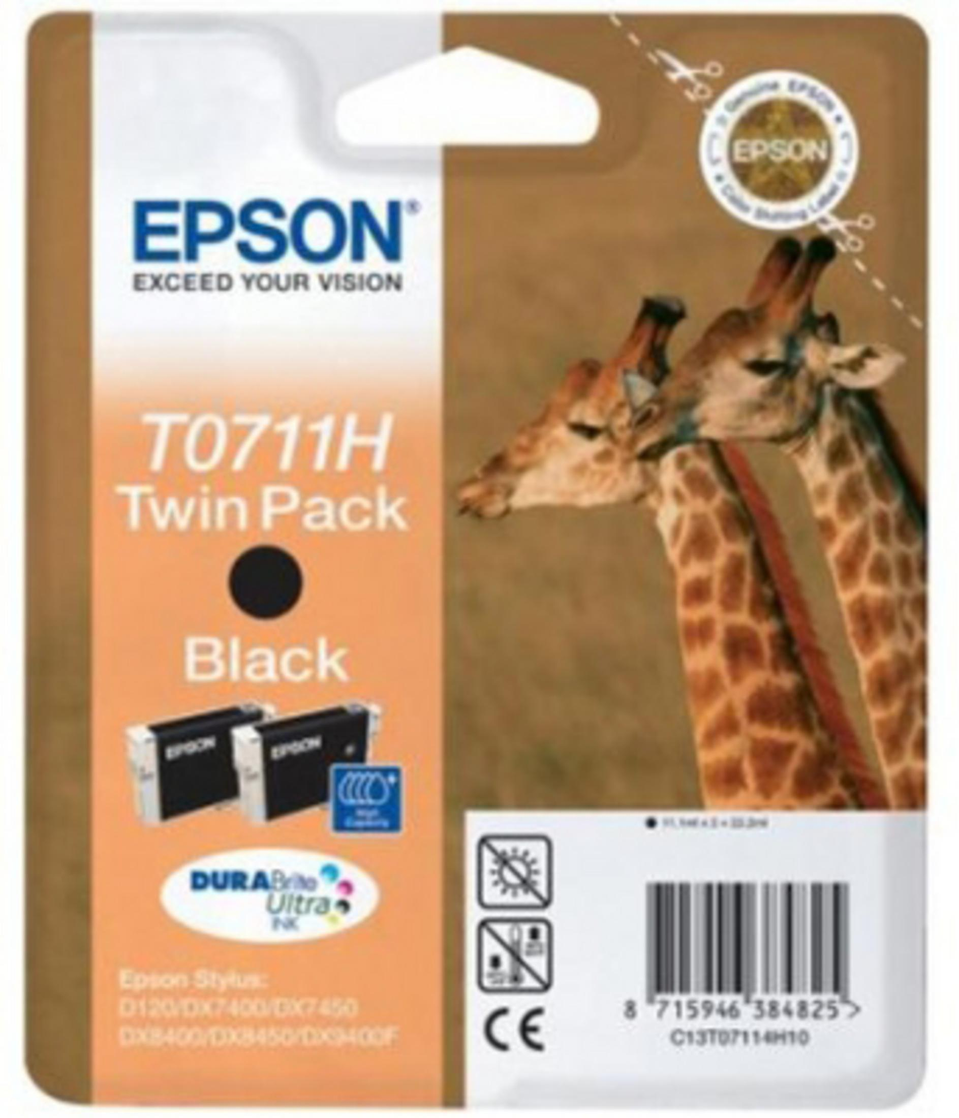 schwarz C13T07114H10 Tinte EPSON (C13T07114H10)