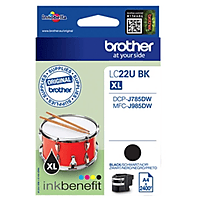 Brother - LC-22UBK - Inktcartridge zwart
