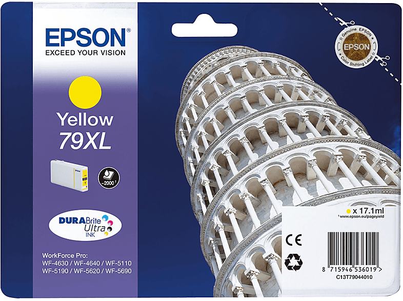 EPSON Yellow 79XL Tinte yellow (C13T79044010)