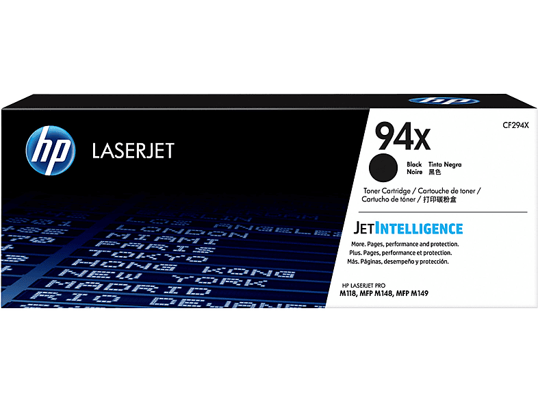 Cartucho de tinta - HP 94X High Yield Black Original LaserJet Toner Cartridge