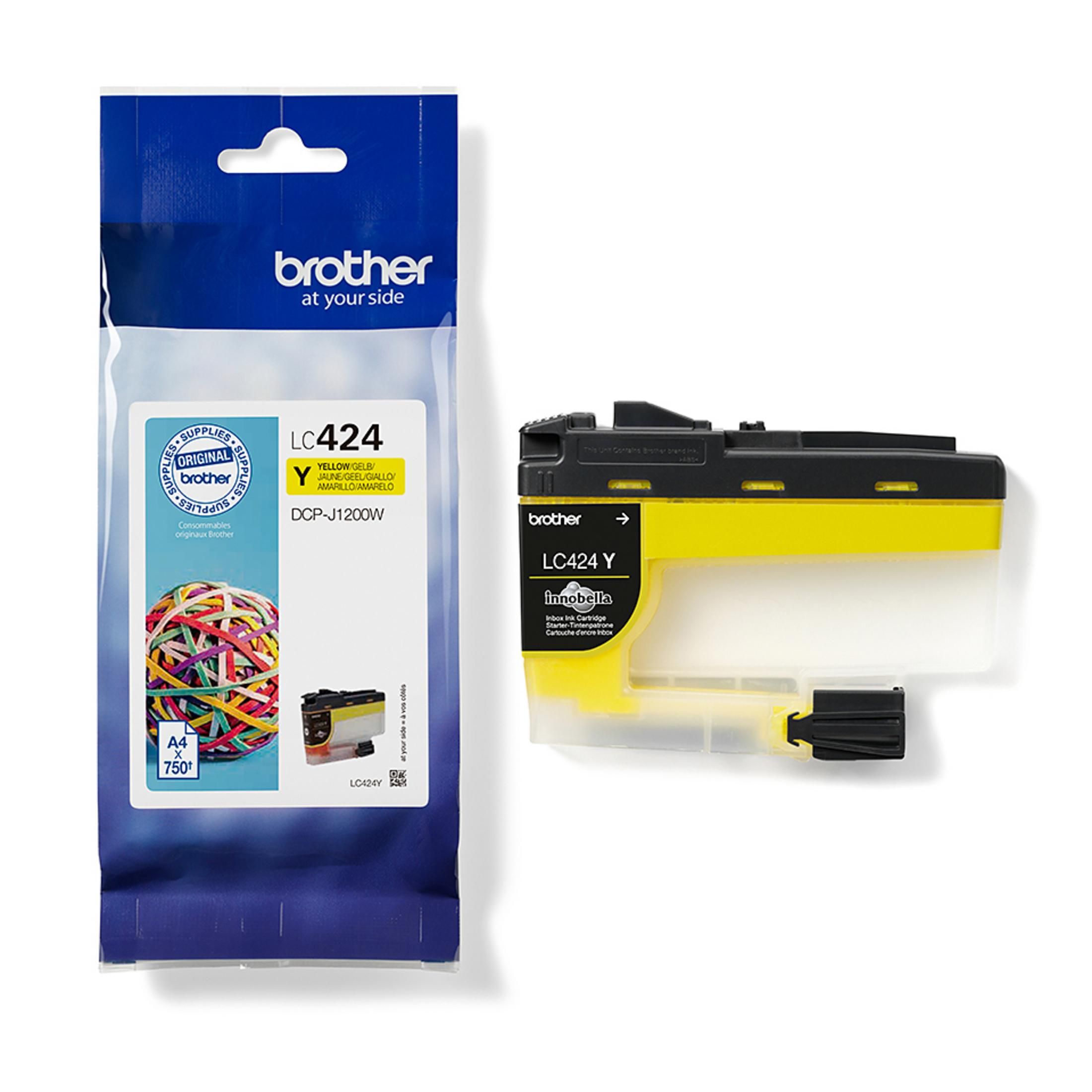 BROTHER LC-424Y yellow Tinte (LC-424Y)
