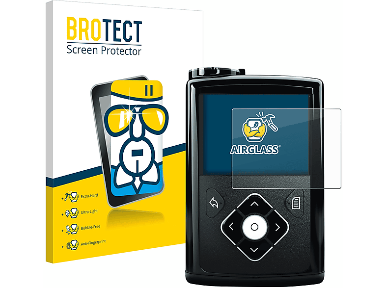 BROTECT Airglass klare Schutzfolie(für Minimed 640G) Medtronic